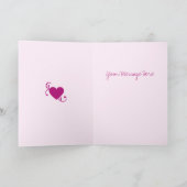 Carte Love Be My Valentine Greeting Card (Intérieur)