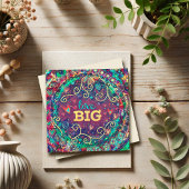 Carte Love Big Fun Whimsical Colorful Valentine