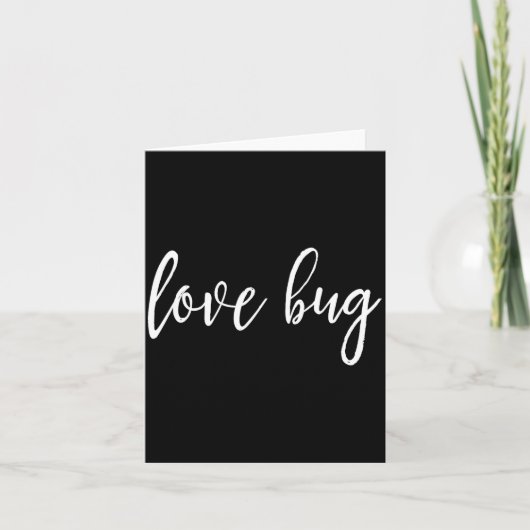 Carte Love Bug For Valentine's Day (Devant)