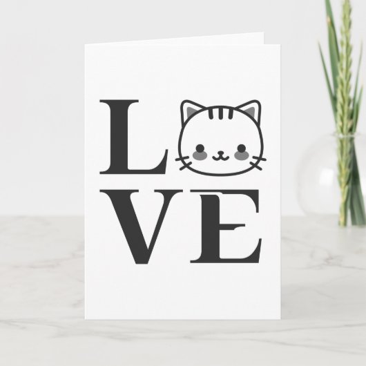 Carte Love Cats (Devant)