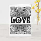 Carte Love - Citation de déclaration positive (Fleur jaune)