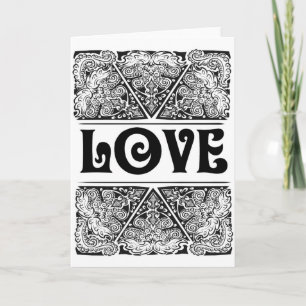 Carte Love - Citation de déclaration positive