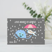 Carte Love Classroom Enfants Valentine's (Debout devant)