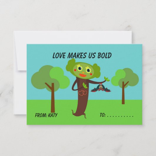Carte Love Classroom Enfants Valentine's (Devant)