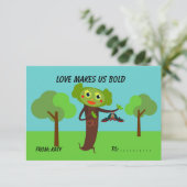 Carte Love Classroom Enfants Valentine's (Debout devant)