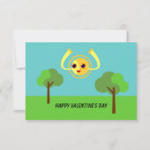 Carte Love Classroom Enfants Valentine's (Dos)