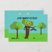 Carte Love Classroom Enfants Valentine's (Devant / Derrière)