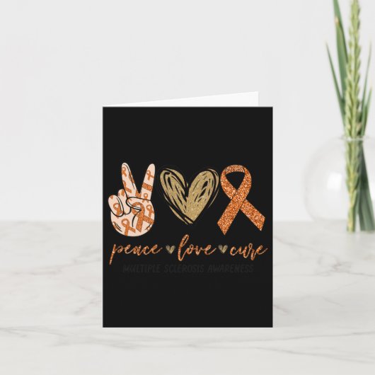 Carte Love Cure Multiple Sclerosis Sensibilisation Suppo (Devant)