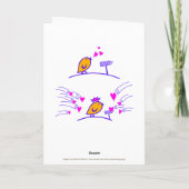 Carte LOVE ECHO - Comic Birds Tweetlercools 3 (Dos)