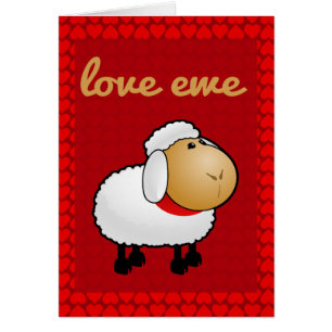 Carte Love Ewe (vous)