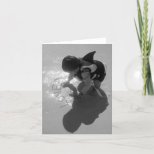 Carte Love Expression Shark Baby Greeting Card LOVE