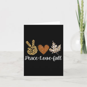 Carte Love Fall Vêtements d'automne Mode pour femmes