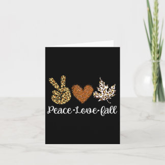 Carte Love Fall Vêtements d'automne Mode pour femmes