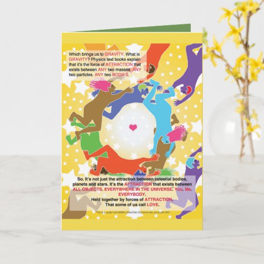 CARTE LOVE FEST (Fleur jaune)