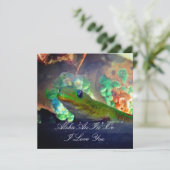 Carte Love Gecko (Debout devant)