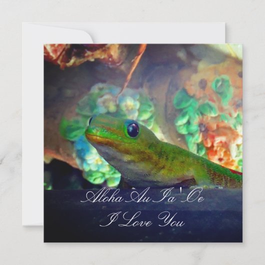 Carte Love Gecko (Devant)