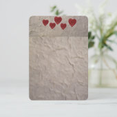 Carte Love Heart Signet (Debout devant)