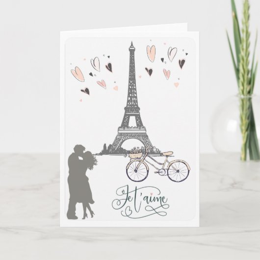 Carte Love In Paris, I love You Card (Devant)