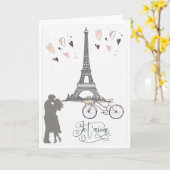 Carte Love In Paris, I love You Card (Fleur jaune)