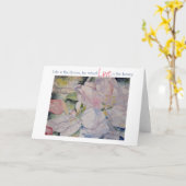 Carte Love Inspiration Floral Art Greeting Card (Fleur jaune)