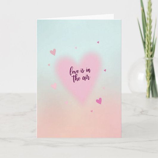 Carte Love Is In The Air (Devant)