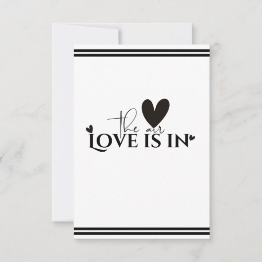 Carte love is in the air (Devant)