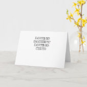 Carte Love Is Patient Subtle Design  (Fleur jaune)