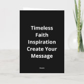 Carte Love Is Patient Timeless Inspirational Style (Dos)