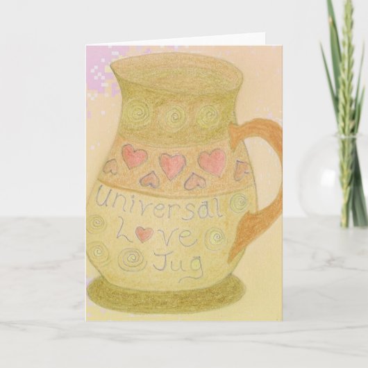 Carte Love Jug Fun Art Greeting Card (Devant)