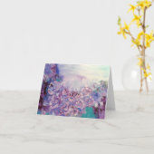 Carte Love Lavender (Fleur jaune)