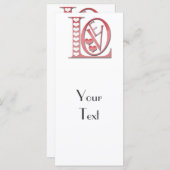 Carte Love Letters With Hearts par Shirley Taylor (Devant / Derrière)