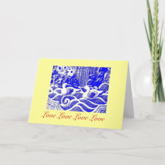 Carte "Love Love Love Love Love Love"