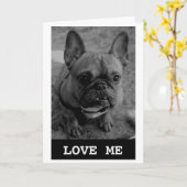 Carte Love Me (Fleur jaune)