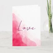 Carte Love Minimalist Valentine’s Day Card (Devant)