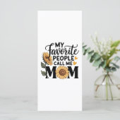 Carte Love Mom (Debout devant)