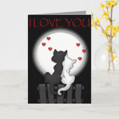 Carte Love Moon (Fleur jaune)