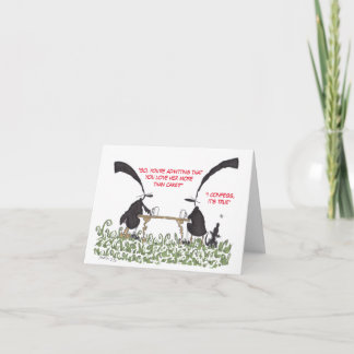 Carte Love or Cake Valentine's Card