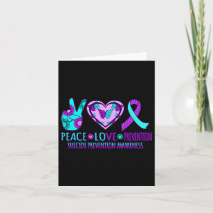 Carte Love Prevention Happy Suicide Awareness Graphic