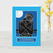 Carte Love & Protect 3_Greeting Card (Fleur jaune)