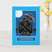 Carte Love & Protect 4_Greeting Card (Fleur jaune)