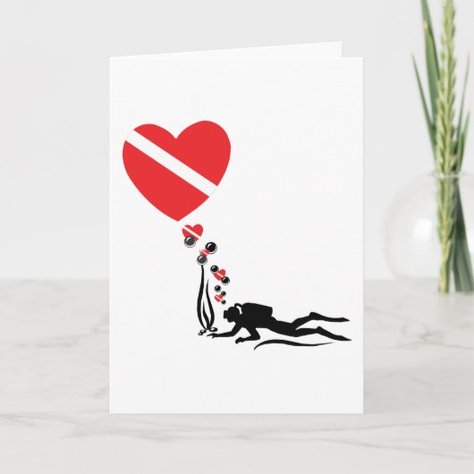 Carte Love SCUBA (Devant)