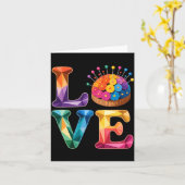 Carte Love Sewing Quilting N Cushion Rainbow Crafter Wom (Fleur jaune)