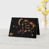 Carte Love Sparkles avec Stars (Fleur jaune)