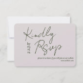 Carte Love Story mariage RSVP (Devant)