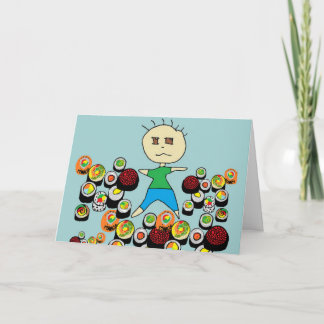CARTE LOVE SUSHI GREETING CARD