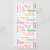 Carte Love Synonyms par Shirley Taylor (Dos)