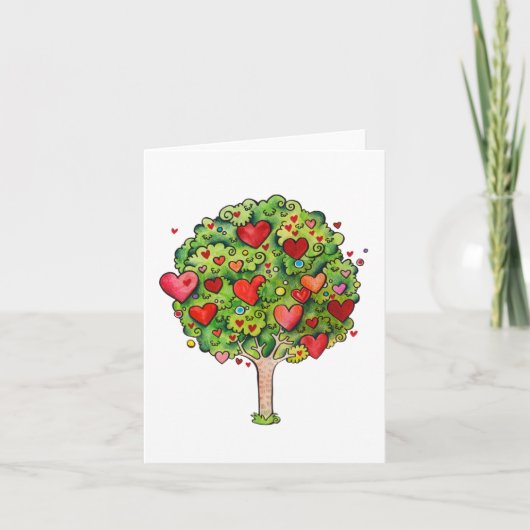 Carte Love Tree Card (Devant)
