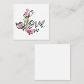 Carte Love Valentine's Day (Devant / Derrière)