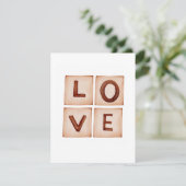 Carte Love Valentine's Day (Debout devant)