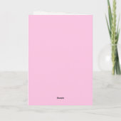 Carte LOVE Valentine's Day (Dos)